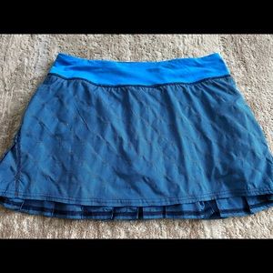 Lululemon pace setter tennis skirt